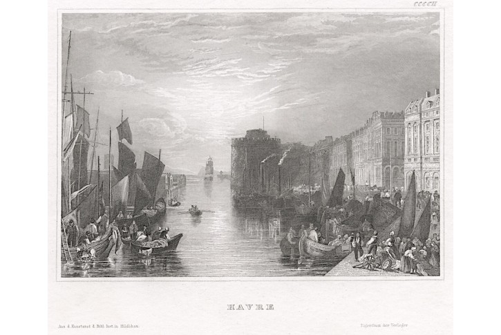 Havre II. , oceloryt, 1850