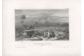 Gizeh Pyramidy, Meyer, oceloryt, 1860