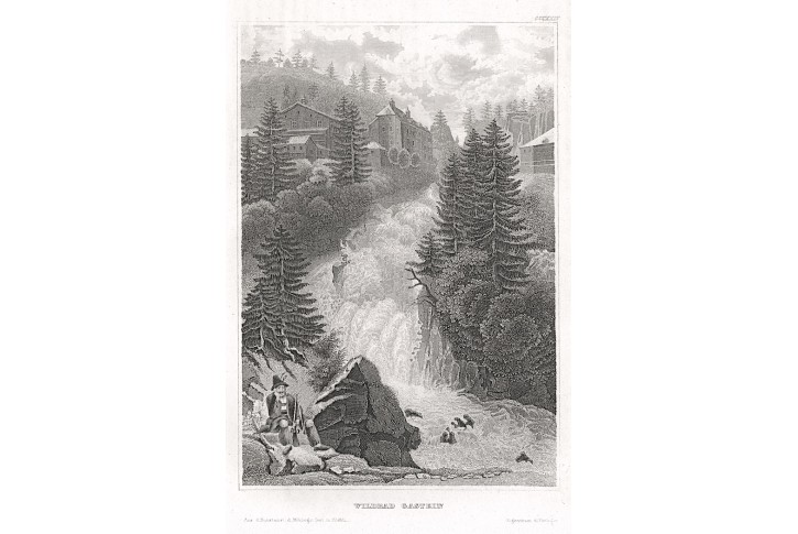 Wildbad Gastein, Meyer, oceloryt, 1850