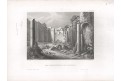 Baalbek (Libanon), Meyer, oceloryt, 1850