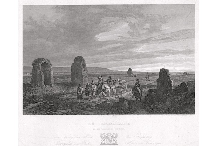 Campagna, oceloryt, (1840)