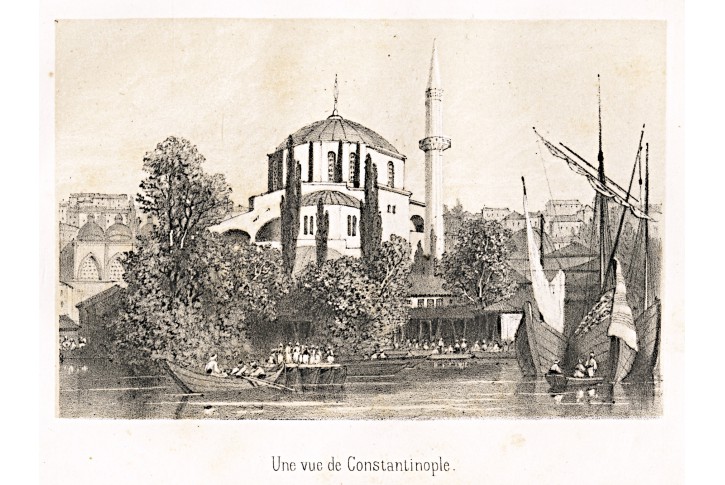 Istanbul, litografie, (1860)