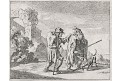 Chromý a slepec, Chodowiecki, mědiryt , 1774