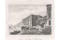 Petrohrad, Ermitáž oceloryt, 1838