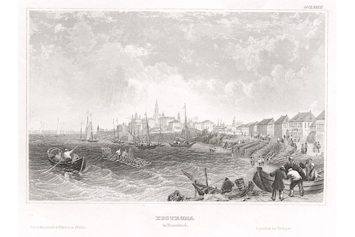 Kostroma, Meyer, oceloryt, (1850)