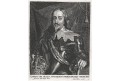 Dyck - Meyssens J. : Carolus I. mědiryt, 1650