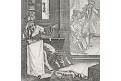 Lakomec, mědiryt, 1711