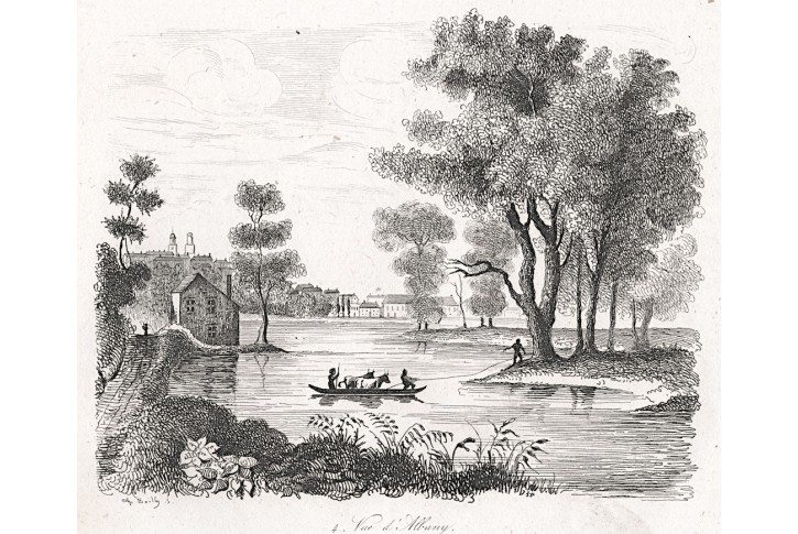 Albany, oceloryt, (1850)