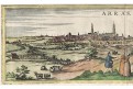 Arras, Braun Hoge.., kolor. mědiryt (1580)