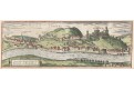 Saarburg, Braun Hoge.., kolor. mědiryt 1617