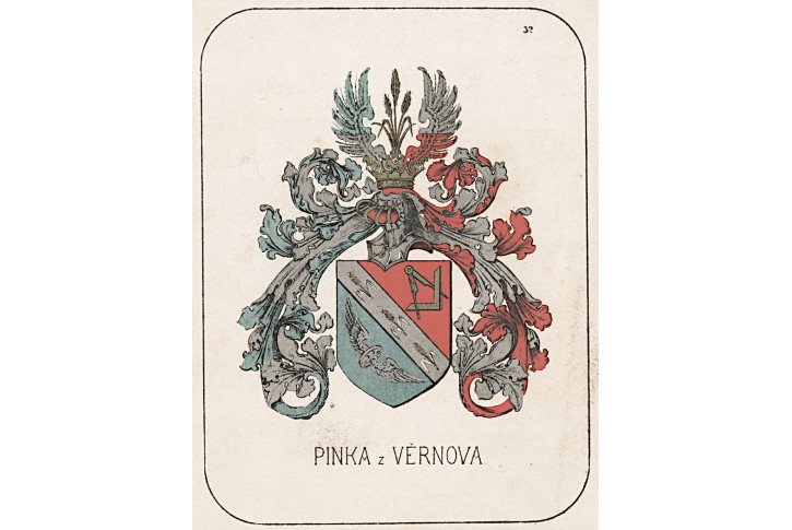 Pinka z Věrnova, chromolitografie, 1880
