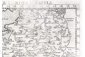 Iran, Pakistan Afganistan, Ruscelli, mědiryt, 1564