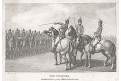 Kůň vojenský, Wheble, mědiryt, 1798