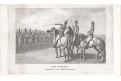 Kůň vojenský, Wheble, mědiryt, 1798