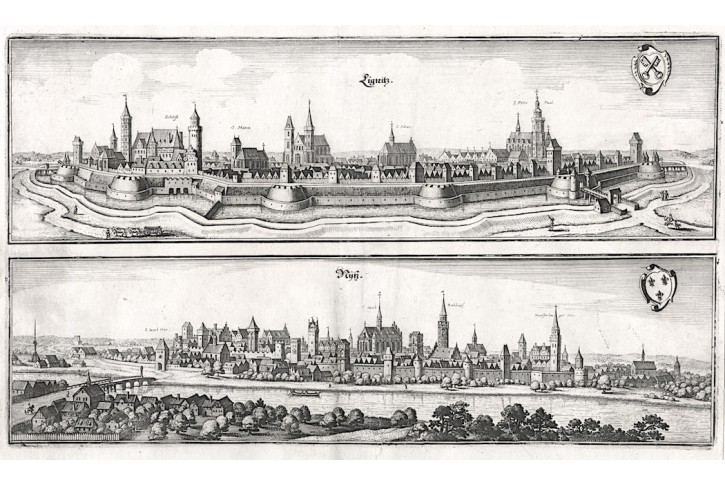 Nysa Legnica, Merian, mědiryt 1650