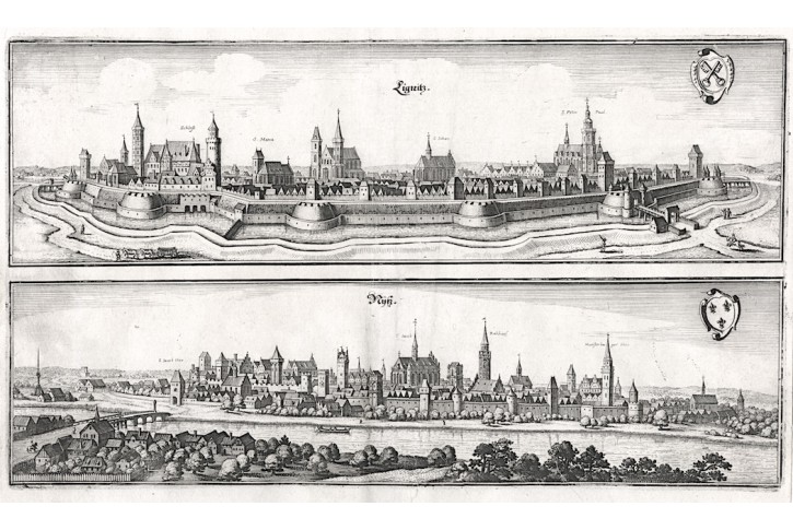 Nysa Legnica, Merian, mědiryt 1650