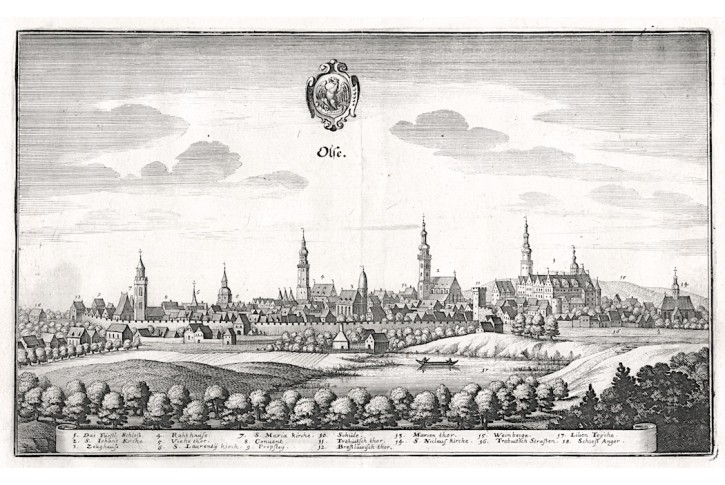 Olse, Merian, mědiryt 1650