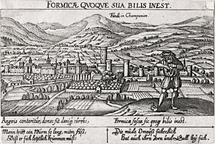 Fondi, Meissner, mědiryt, 1678