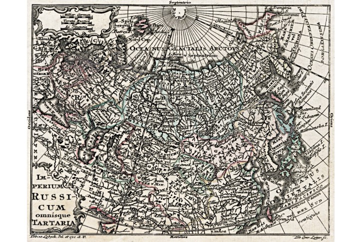 Lobeck - Lotter, Russicum, kolor. mědiryt,1762