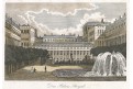 Paris Palais Royal, Strahlheim, oceloryt, (1840)