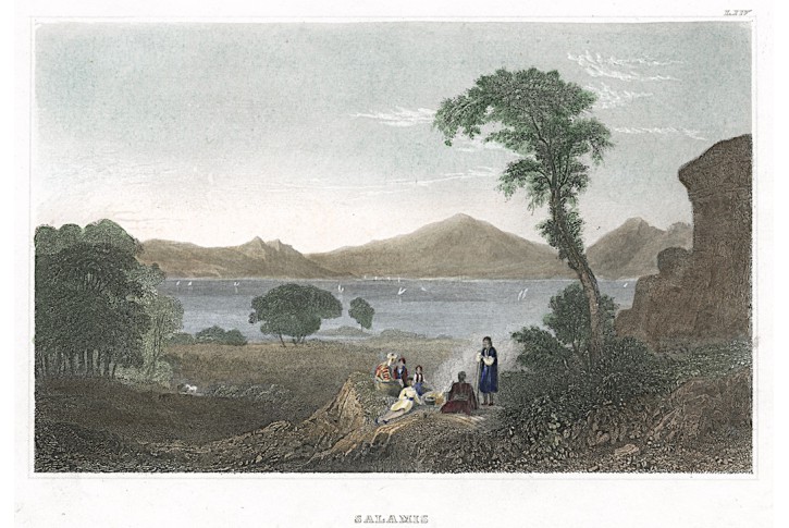 Salamis, Meyer, kolor. oceloryt, 1850