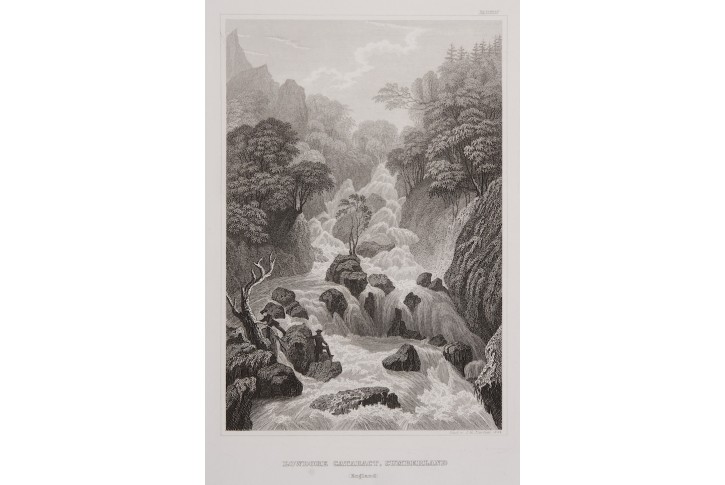 Lowdore Cataract, Meyer, oceloryt, 1850