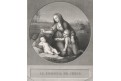 Spíci Jěžíšek, podle Raffaela, oceloryt, 1856