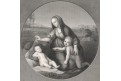 Spíci Jěžíšek, podle Raffaela, oceloryt, 1856