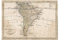 Süd America, kolor. mědiryt, (1810)