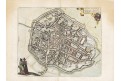 Douai, Braun Hoge.., kolor. mědiryt (1590)