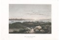 New York Bay, Meyer, kolor. oceloryt, 1850