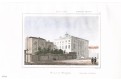 Philadelphia Uni..,, Le Bas, kolor.  oceloryt 1840