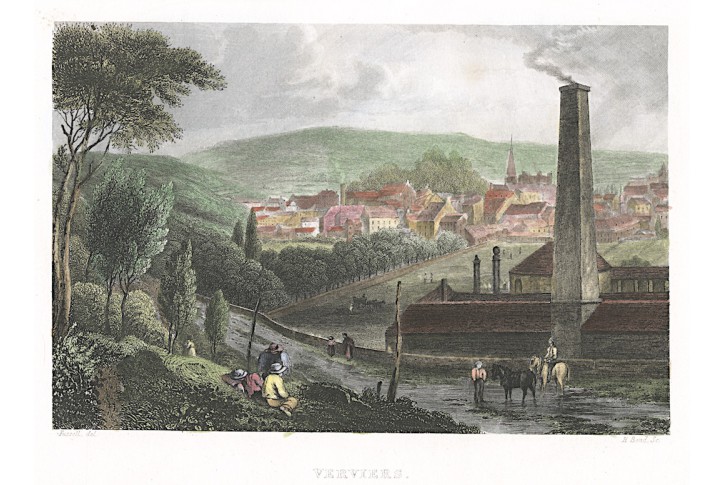 Vervieres, kolor. oceloryt, (1850)