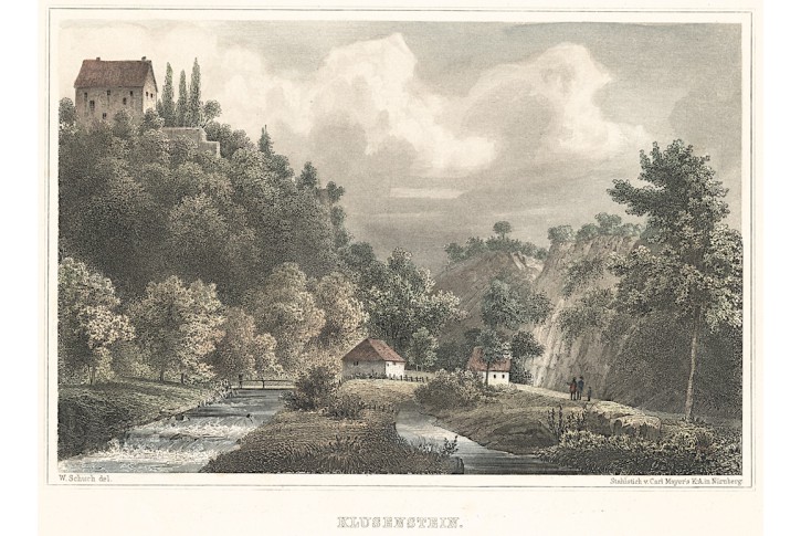 Klusenstein, Mayer, kolor. oceloryt, 1840