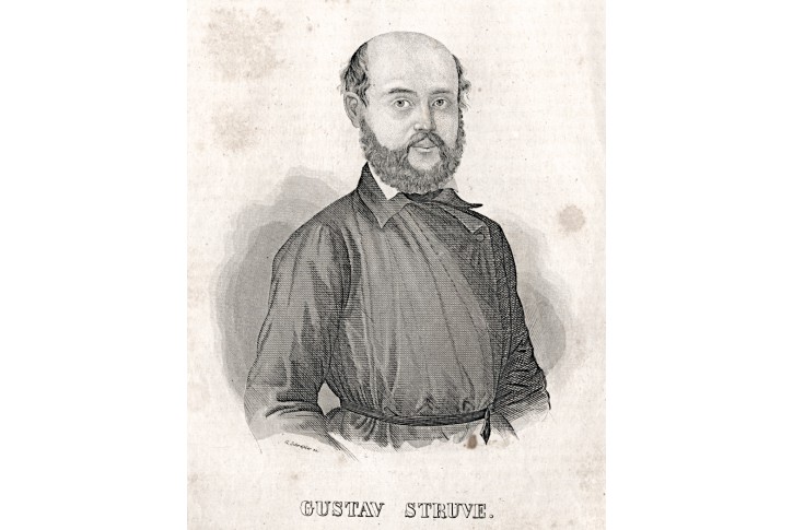 Struve Gusrtav, Medau, mědiryt , (1850)