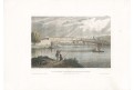 Schuylkill River Pensylvania,Meyer, oceloryt, 1850