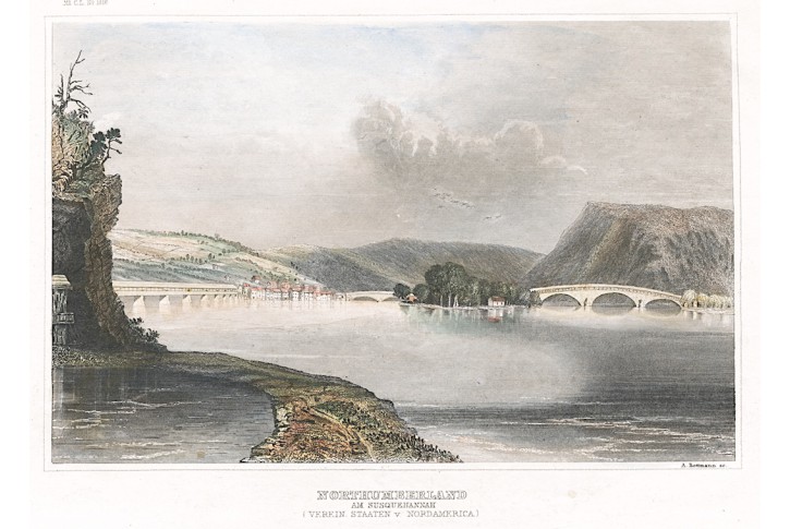 Northumberland, Meyer,  kolor. oceloryt, 1850