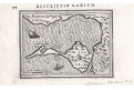 Cadiz Španěl., Bertius - Hondius, mědiryt, 1616