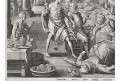 Stradanus - R. Sadeler: Smrt, mědiryt, 1595