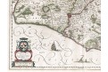 Blaeu G.: Campagna di Roma, kolor. mědiryt, (1640)