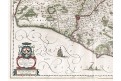 Blaeu G.: Campagna di Roma, kolor. mědiryt, (1640)