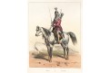 Čerkes bojovník , kolor. litografie, (1860)