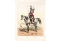 Čerkes bojovník , kolor. litografie, (1860)
