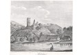 Michalovice, Medau, litografie, 1841