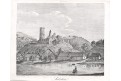 Michalovice, Medau, litografie, 1841