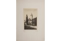 Teplice kostel, Oehn litografie, 1923