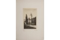 Teplice kostel, Oehn litografie, 1923