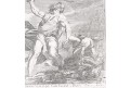 Titian - Lefebre, Abrahamova oběť, mědiryt, 1682