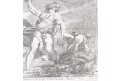 Titian - Lefebre, Abrahamova oběť, mědiryt, 1682