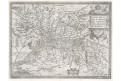 Ortelius A. : Andegavensium, mědiryt, 1595